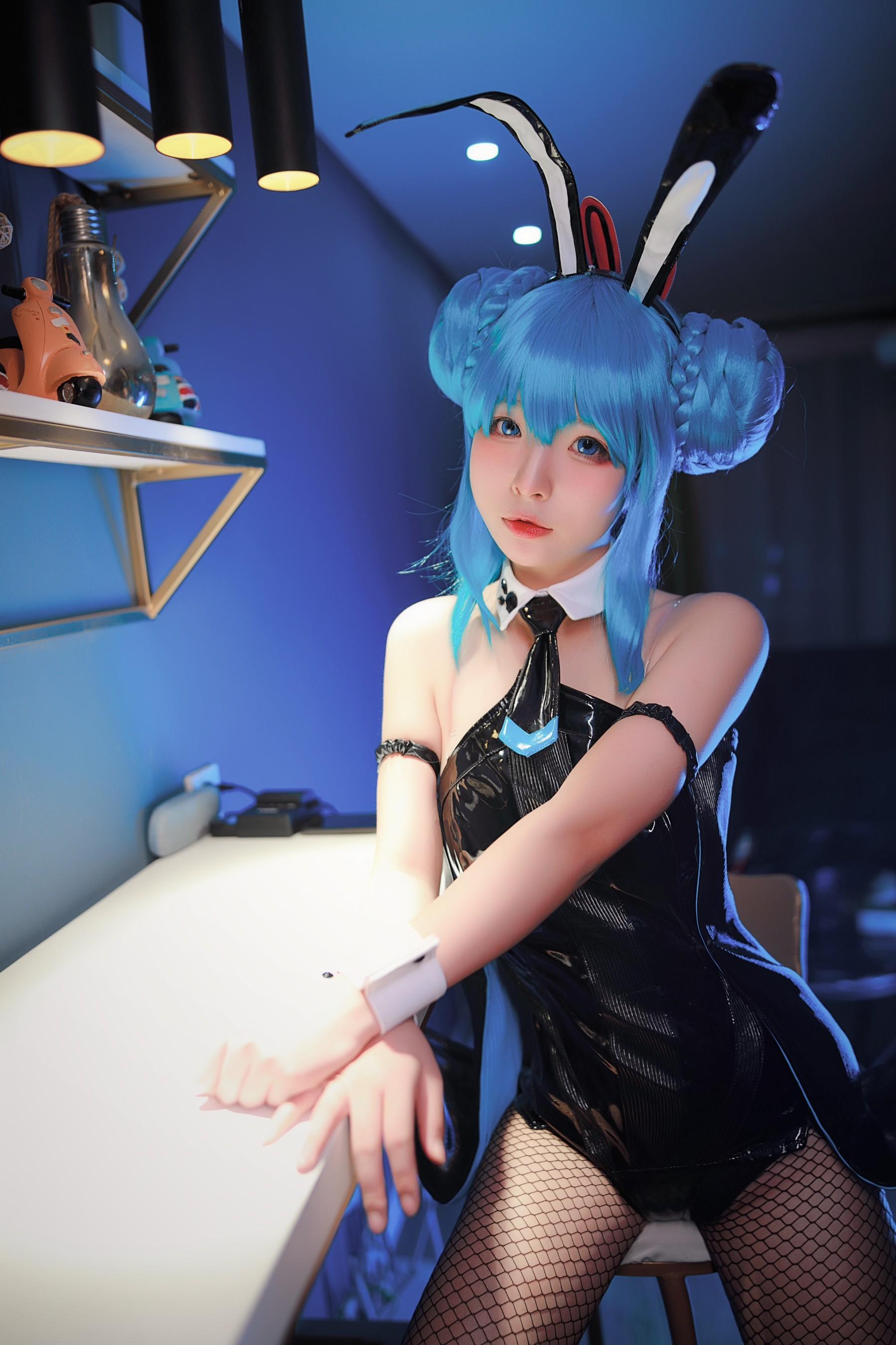 yuuhui玉汇 - NO.24 初音黑兔 [48P] - 图屋屋